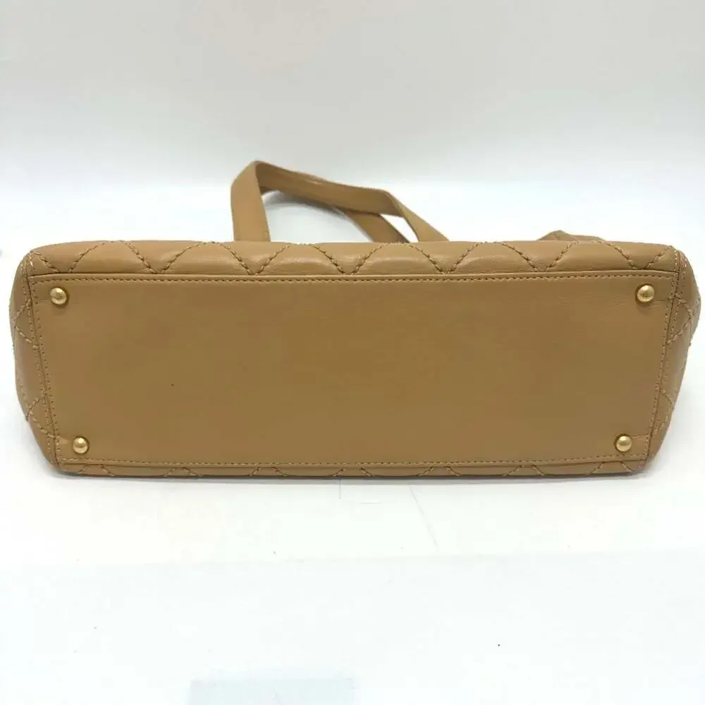 CHANEL Cream Tote Bag